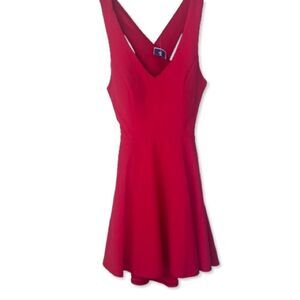 Chrystal Doll Red Sleeveless Summer Casual Tomato Girl Party Dress SZ M